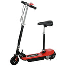 HOMCOM Folding Ride On Powered Scooter W/ Warning Bell For Age 4-14 Years - Red/Pink