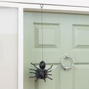 2ft Battery Operated Ash Dropping Dangling Halloween Spider Animatronic Decoration