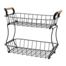 Lifeideas 2 Tier Wire Fruit Basket For Fruit or Produce