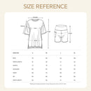 Comfortable Short Sleeve Loungewear Set - Navy