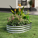 Breeins Galvanized Steel Raised Garden Bed