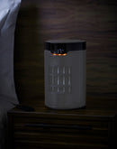 Morphy Richards HeatFlux 1.5kw Bedside Ceramic Fan Heater with Remote Control - Grey