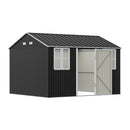 12x10FT Metal Apex Roof Garden Storage Shed