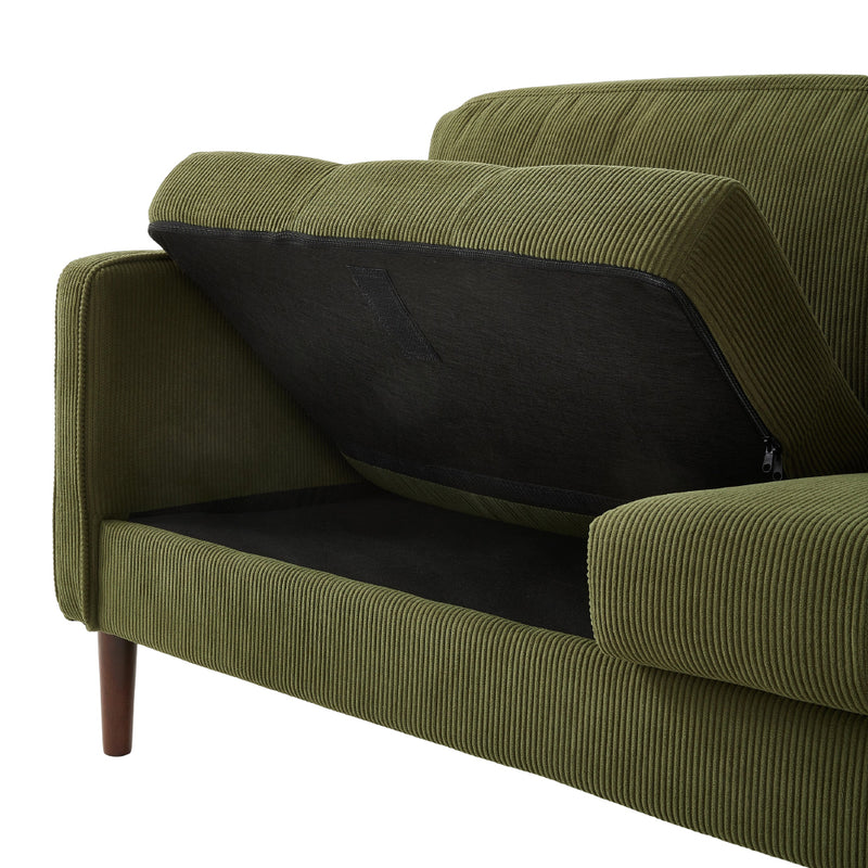 Livingandhome Upholstered Two-seater Sofa