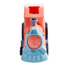 Kidkid Pink Automatic Domino Laying Train Toy with Lights for Kids