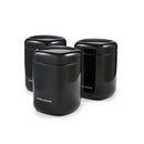 Morphy Richards Equip 3 Storage Canisters Set - Black
