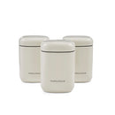 Morphy Richards Equip 3 Storage Canisters Set - Cream