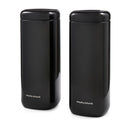 Morphy Richards Set 2 Large Storage Canister Black