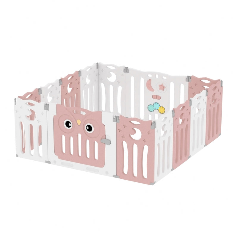 Kidkid Foldable 14 Panel Baby Playpen Safety Activity Centre
