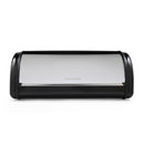 Morphy Richards Equip Large Roll Front Bread Bin - Black