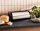 Morphy Richards Equip Large Roll Front Bread Bin - Black