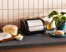 Morphy Richards Equip Compact Roll Front Bread Bin - Black