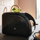 Morphy Richards Equip Compact Roll Front Bread Bin - Black