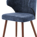 Livingandhome Set of 2 Upholstered Dining Chairs