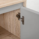 MDF Under-Sink Bathroom Cabinet Shelves Grey