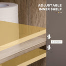 MDF Under-Sink Bathroom Cabinet Shelves Grey