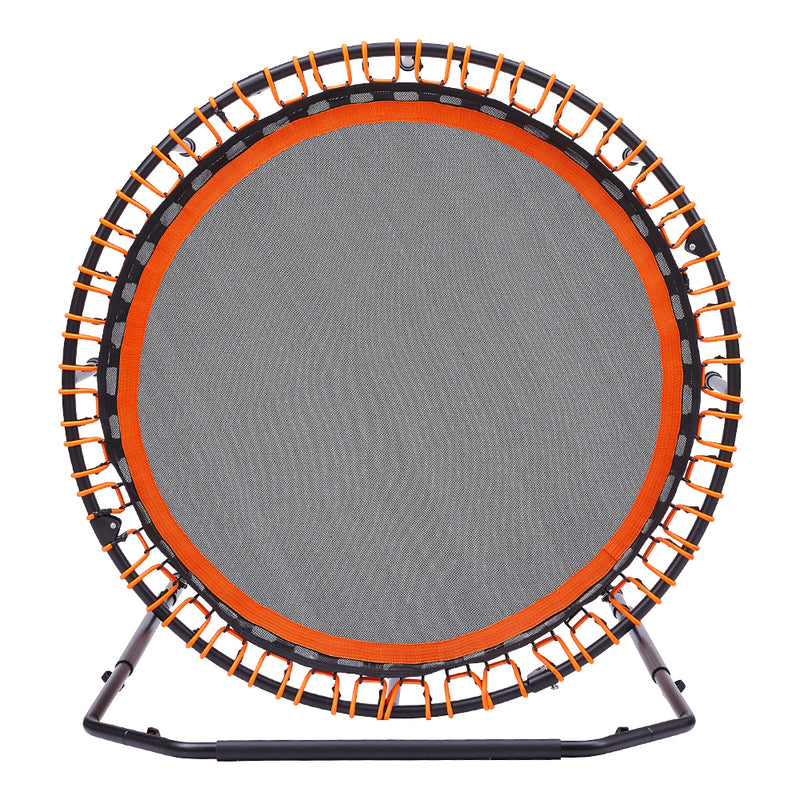 Lifeideas 48in Bungee Cords Foldable Round Trampoline with Adjustable U-Handle Bar