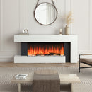 Freestanding Electric Fireplace Mantel