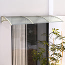 Garden Sanctuary Window Door Awning Canopy with Brackets