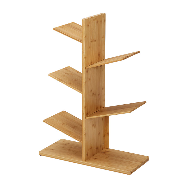 Livingandhome 5-Tier Wooden Tree Bookshelf