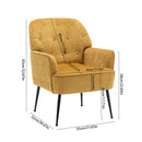 Livingandhome Contemporary Chenille Chair