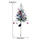 Lifeideas Set Of 2 Outdoor Solar-Powered Christmas Trees With Lights