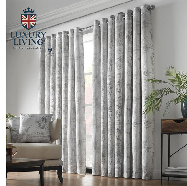 Fiji Jacquard Ring Top Curtains