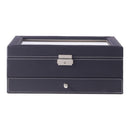 Sheonly Black Jewellery Storage Box with Transparent Lid