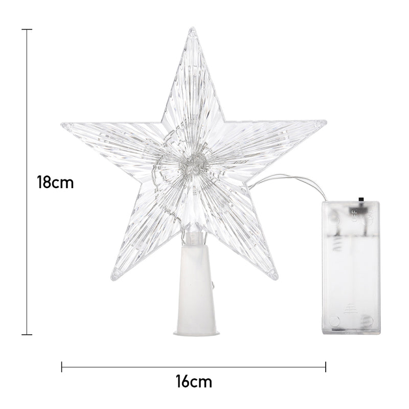 Lifeideas LED Christmas Star Tree Topper