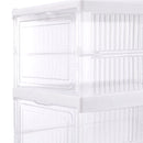 Lifeideas 6-Tier Transparent Foldable Shoe Storage Box