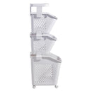 Lifeideas Compact 3 Tier Storage Unit for Laundry
