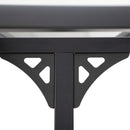 Outsunny Outdoor Patio Wall-mounted 4.35 X 3(m) Gazebo Pergola, Aluminum Post, PC Roof