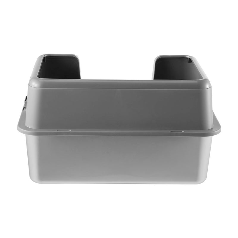 Livingandhome Semi-Closed Anti-Splash Cat Litter Box