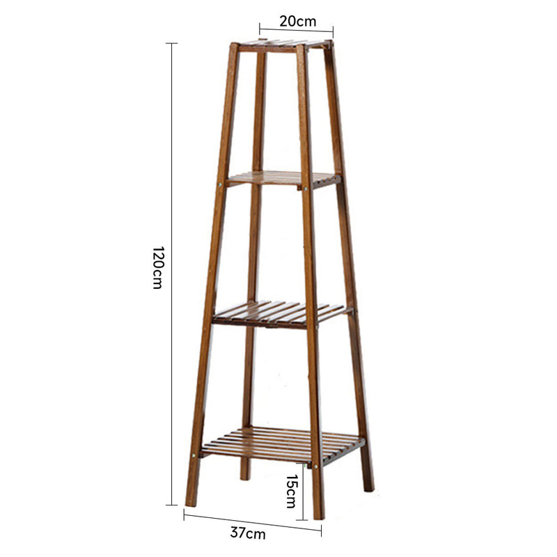 Breeins Vintage Tiered Wooden Display Shelf