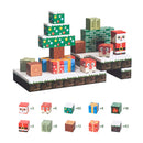 Kidkid Merry Christmas Theme Children Magnetic Building Blocks Toy Set