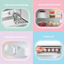 Comfee White 93L Under Counter Fridge with 3 Glass Shelves