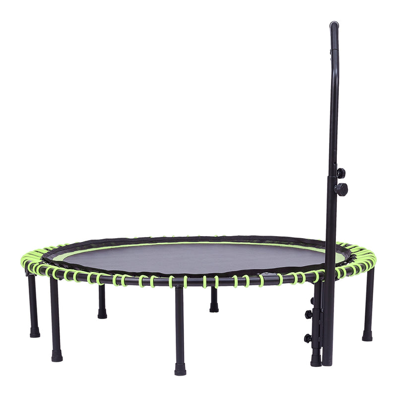 Lifeideas 48in Bungee Cords Foldable Round Trampoline with Adjustable U-Handle Bar