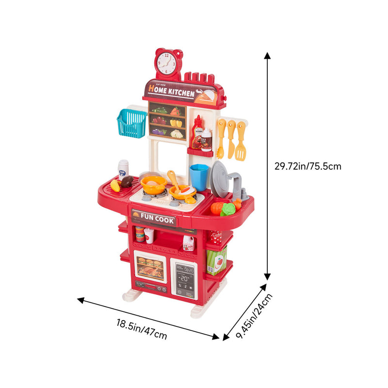 Kidkid Kids Pretend Kitchen Playset 42 Piece Set