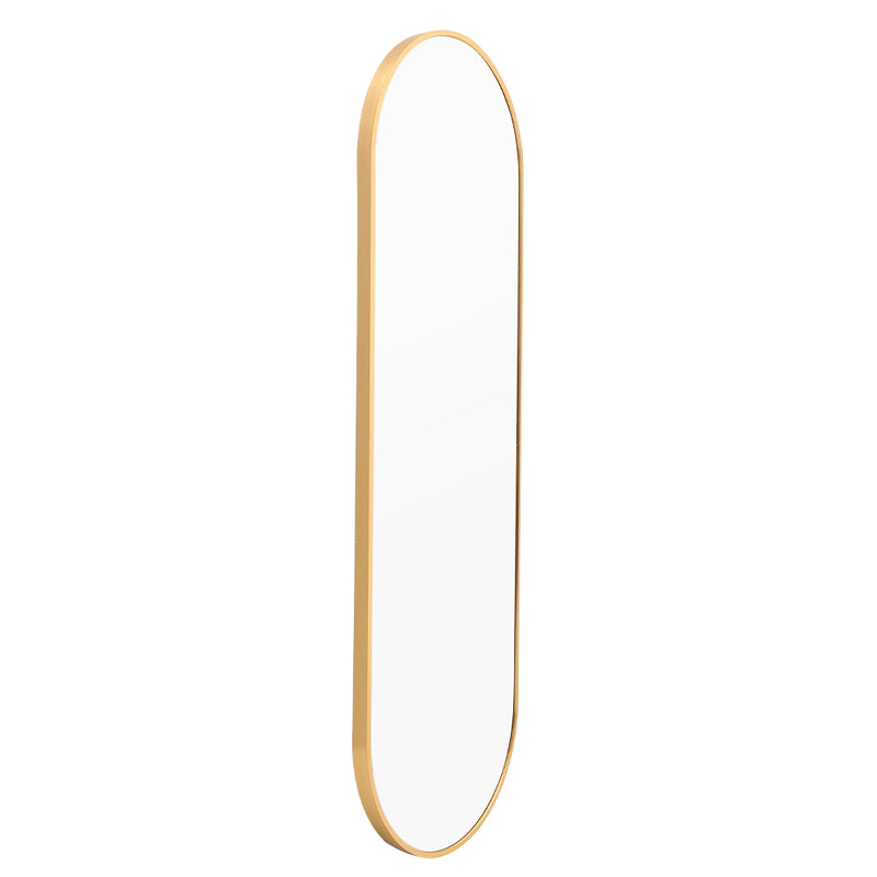 Cottonfy UK Oval Metal Full Length Wall Mirror