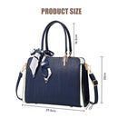Modishion PU Leather Handbag Shoulder Bag with Adjustable Strap
