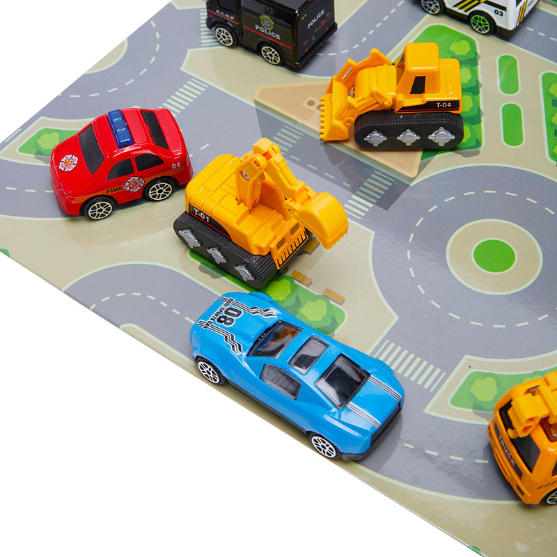 Kidkid Christmas Advent Calendar with 24 Pull-Back Car Toys