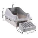 KidKid Large Stainless Steel Cat Litter Box