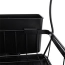 Lifeideas Steel Dish Rack with Utensil and Glass Holder