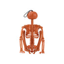 Creepy Posable Pumpkin Skeleton