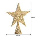 Lifeideas Wrought Iron Star Christmas Tree Topper