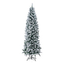 Lifeideas Flocked Christmas Tree with Sturdy X-Frame Stand