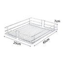 Lifeideas Tall and Narrow 6-Tier Metal Kitchen Pull-out Kitchen Cabinet Basket Shelf