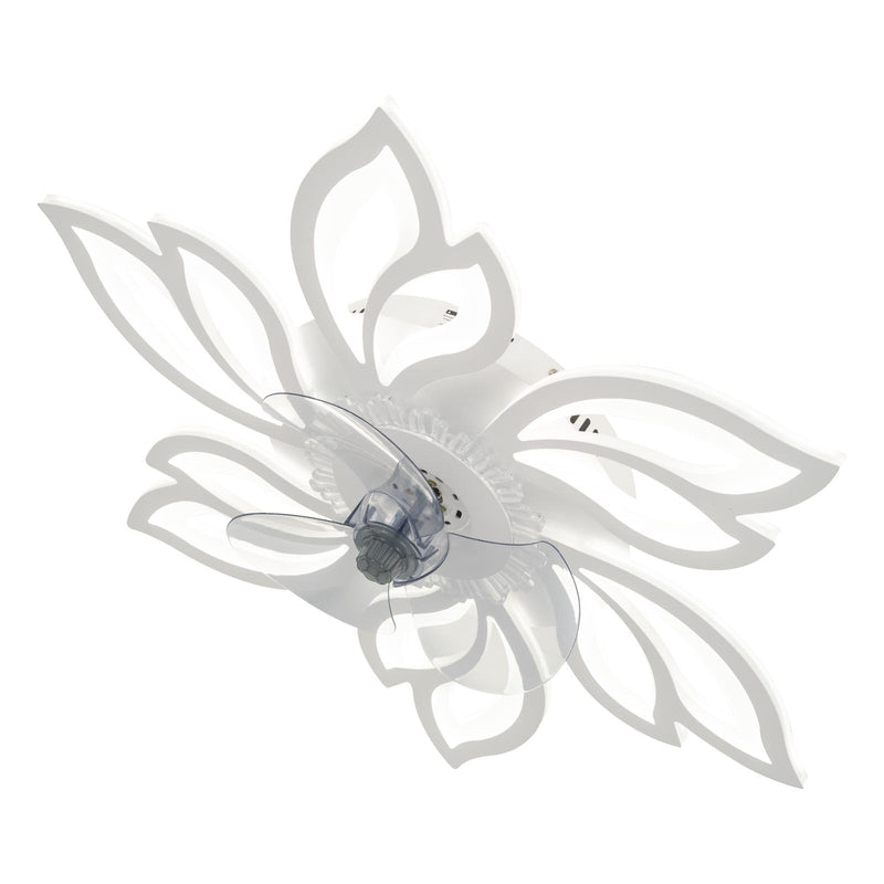Cottonfy UK Stylish Flower Design Fan with Light