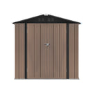 4*6FT / 6*8FT Metal Garden Storage Shed with Lockable Door