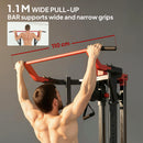 SPORTNOW Power Tower With Lat Pull Down Machine, Pull Up Bar, Dip Station